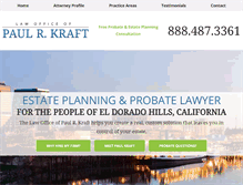 Tablet Screenshot of kraftlawoffice.com